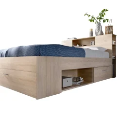 Letto alla francese Conching, 150x219 h95 cm,<Dmora Sale