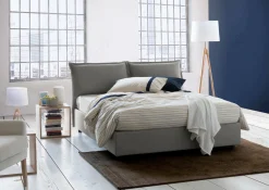 Letto alla francese Daam, adatto per materasso Cm 140x190,<Dmora Best Sale
