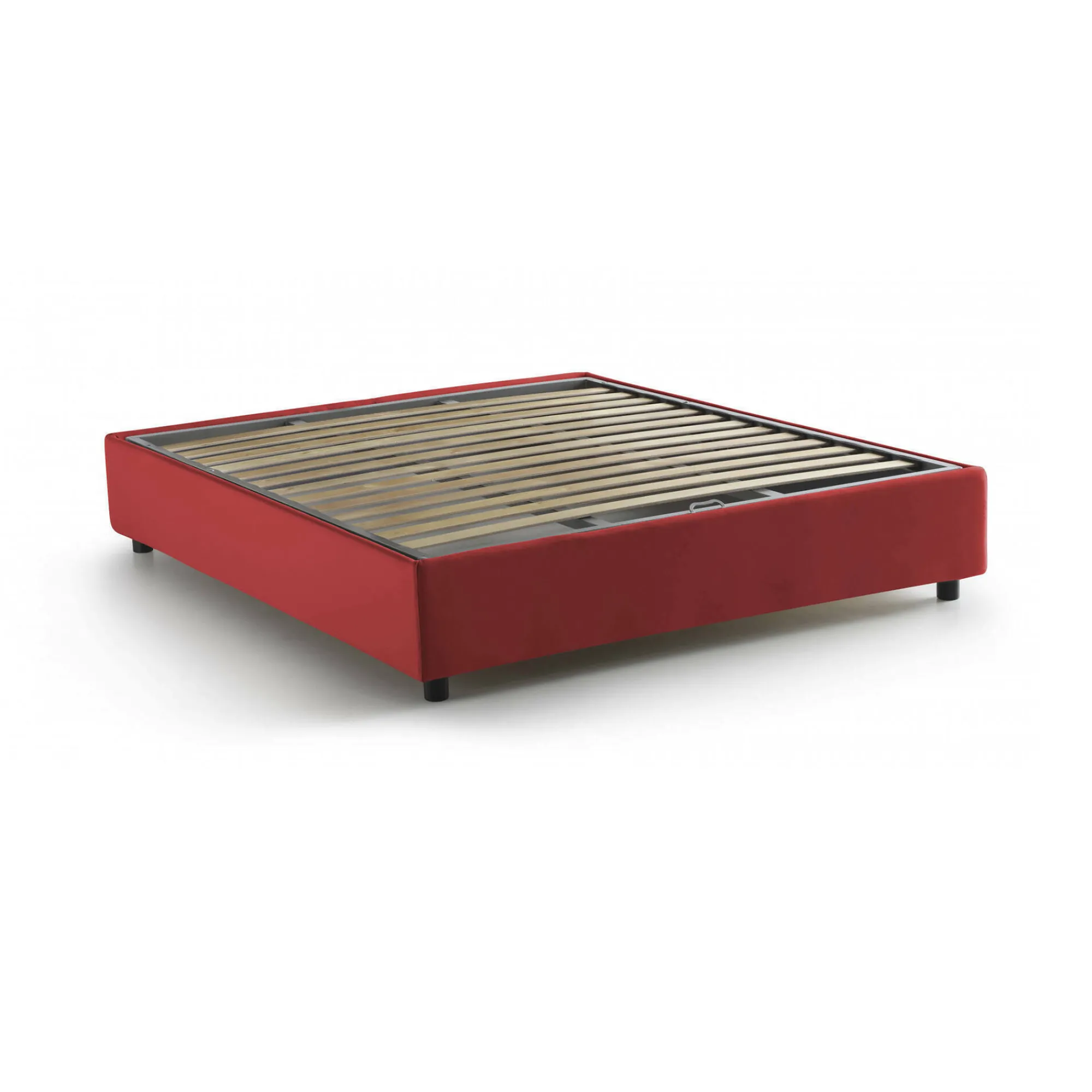 Letto alla francese Dbard, adatto per materasso Cm 140x200,<Dmora New