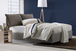 Letto alla francese Dgnahor, adatto per materasso Cm 140x200,<Dmora Online