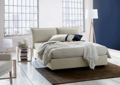 Letto alla francese Dmircol, con materasso Cm 140x200 incluso,<Dmora Online