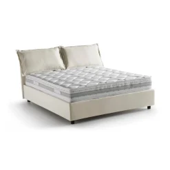 Letto alla francese Dmircol, con materasso Cm 140x200 incluso,<Dmora Online
