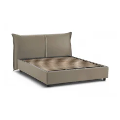 Letto matrimoniale Abarat, adatto per materasso Cm 160x200,<Dmora Discount