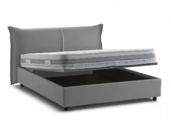 Letto matrimoniale Abarat, adatto per materasso Cm 160x200,<Dmora Online