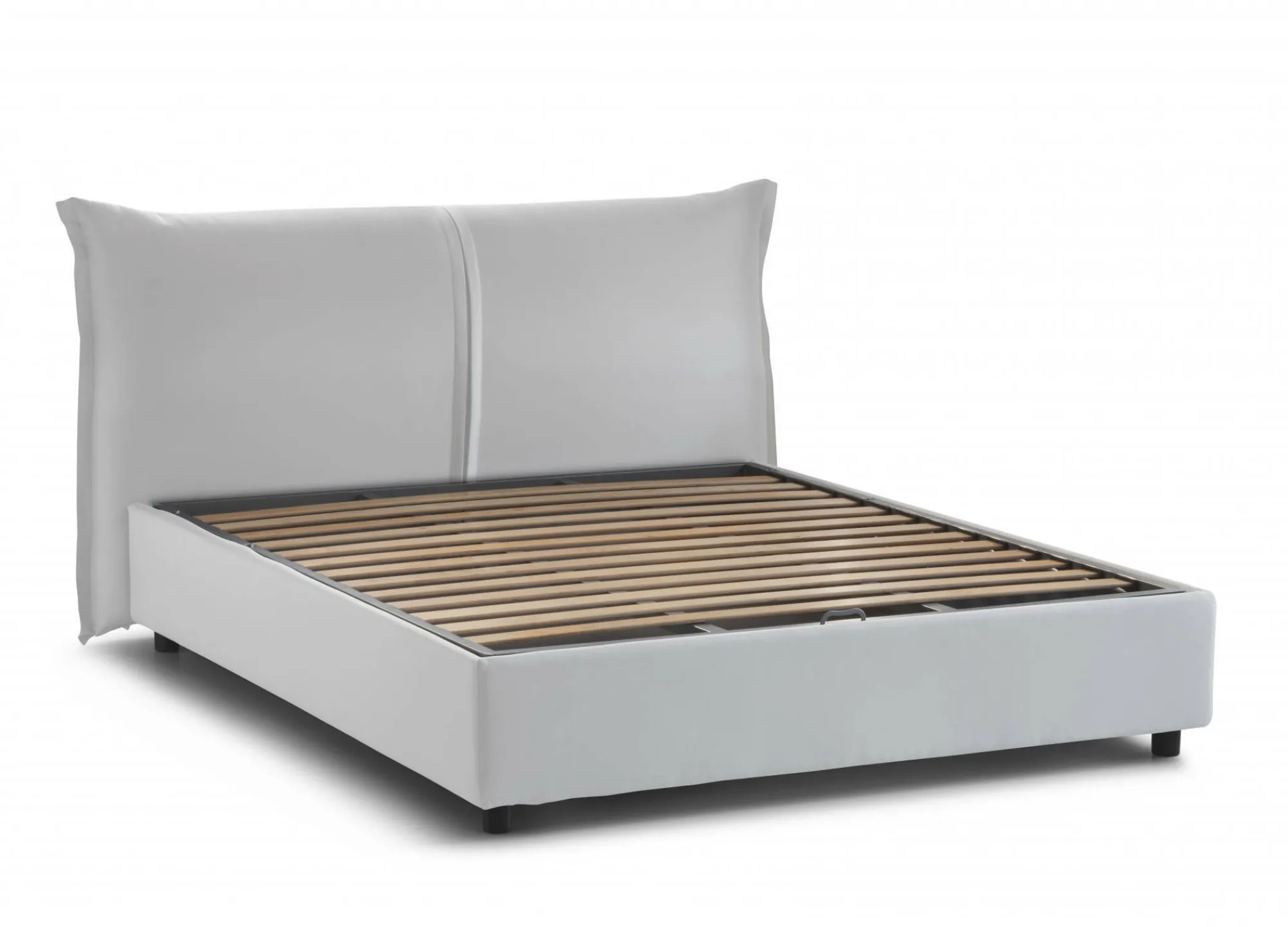 Letto matrimoniale Abarat, adatto per materasso Cm 160x200,<Dmora Cheap