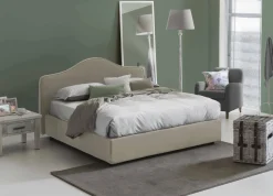 Letto matrimoniale Abigael, adatto per materasso Cm 160x190,<Dmora Clearance
