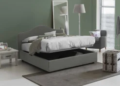 Letto matrimoniale Abigael, adatto per materasso 160x190 cm,<Dmora Flash Sale
