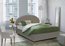 Letto matrimoniale Adelfia, con materasso Cm 160x190 incluso,<Dmora Hot