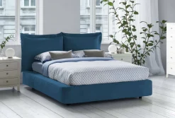 Letto matrimoniale Adi, adatto per materasso 160x190 cm,<Dmora Cheap