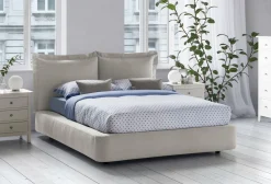 Letto matrimoniale Adi, adatto per materasso 160x190 cm,<Dmora Shop