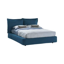 Letto matrimoniale Adi, adatto per materasso 160x190 cm,<Dmora Cheap
