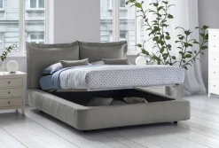 Letto matrimoniale Adi, adatto per materasso 160x190 cm,<Dmora Best