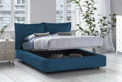 Letto matrimoniale Adi, adatto per materasso 160x190 cm,<Dmora Cheap