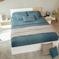 Letto matrimoniale Adia, 166x196h40 cm,<Dmora New