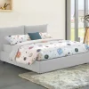 Letto matrimoniale Aghineo, adatto per materasso Cm 160x200,<Dmora Cheap