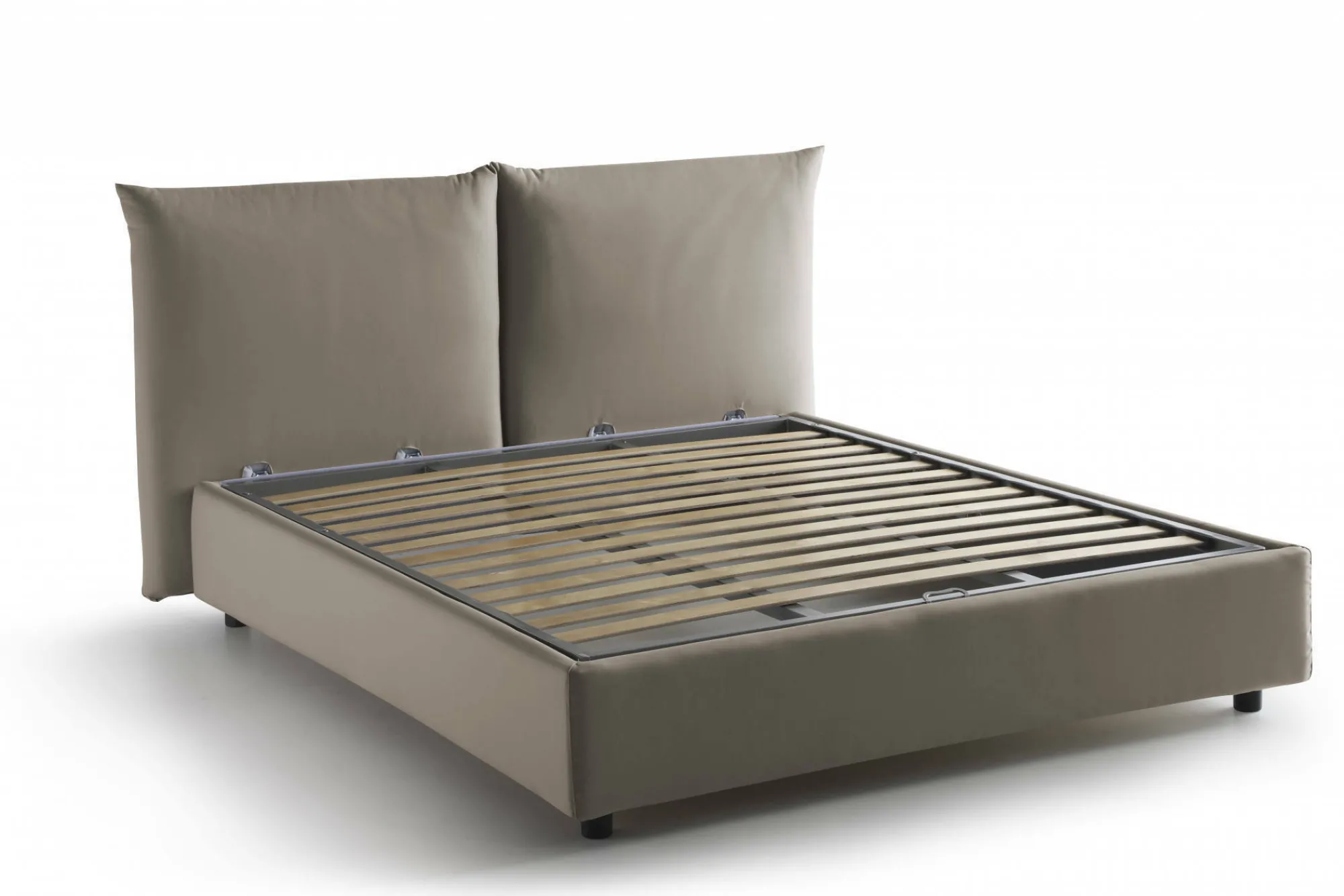 Letto matrimoniale Aghineo, adatto per materasso Cm 160x200,<Dmora Discount