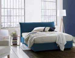 Letto matrimoniale Aishia, con materasso Cm 160x200 incluso,<Dmora Outlet