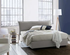 Letto matrimoniale Aishia, con materasso Cm 160x200 incluso,<Dmora Sale