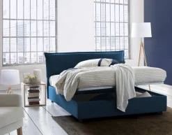 Letto matrimoniale Aishia, con materasso Cm 160x200 incluso,<Dmora Outlet