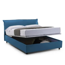 Letto matrimoniale Aishia, con materasso Cm 160x200 incluso,<Dmora Outlet