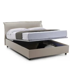 Letto matrimoniale Aishia, con materasso Cm 160x200 incluso,<Dmora Cheap