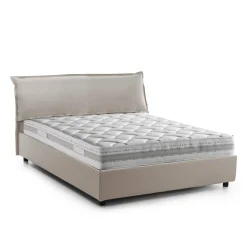 Letto matrimoniale Aishia, con materasso Cm 160x200 incluso,<Dmora Cheap