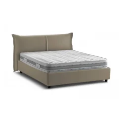 Letto matrimoniale Akio, con materasso 160x190 Cm incluso,<Dmora Hot