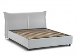 Letto matrimoniale Akio, con materasso 160x190 Cm incluso,<Dmora Clearance
