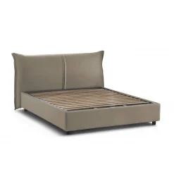 Letto matrimoniale Alabaster, adatto per materasso Cm 160x190,<Dmora Cheap