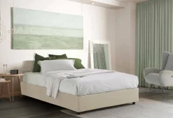 Letto matrimoniale Alaska, adatto per materasso Cm 160x200,<Dmora Cheap