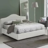 Letto matrimoniale Alborella, adatto per materasso Cm 160x200,<Dmora Cheap