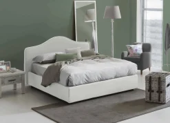 Letto matrimoniale Alborella, adatto per materasso Cm 160x200,<Dmora Cheap