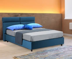 Letto matrimoniale Alcatron, Adatto a materasso Cm 160x190,<Dmora Online