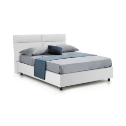 Letto matrimoniale Alcatron, Adatto a materasso Cm 160x190,<Dmora Best