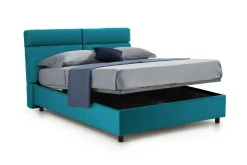 Letto matrimoniale Alcatron, Adatto a materasso Cm 160x190,<Dmora Online