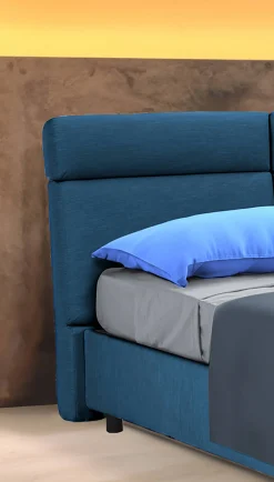 Letto matrimoniale Alcatron, Adatto a materasso Cm 160x190,<Dmora Online