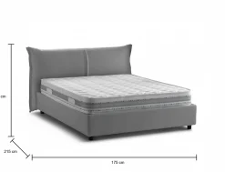 Letto matrimoniale Aldus, con materasso Cm 160x200 incluso,<Dmora Best Sale