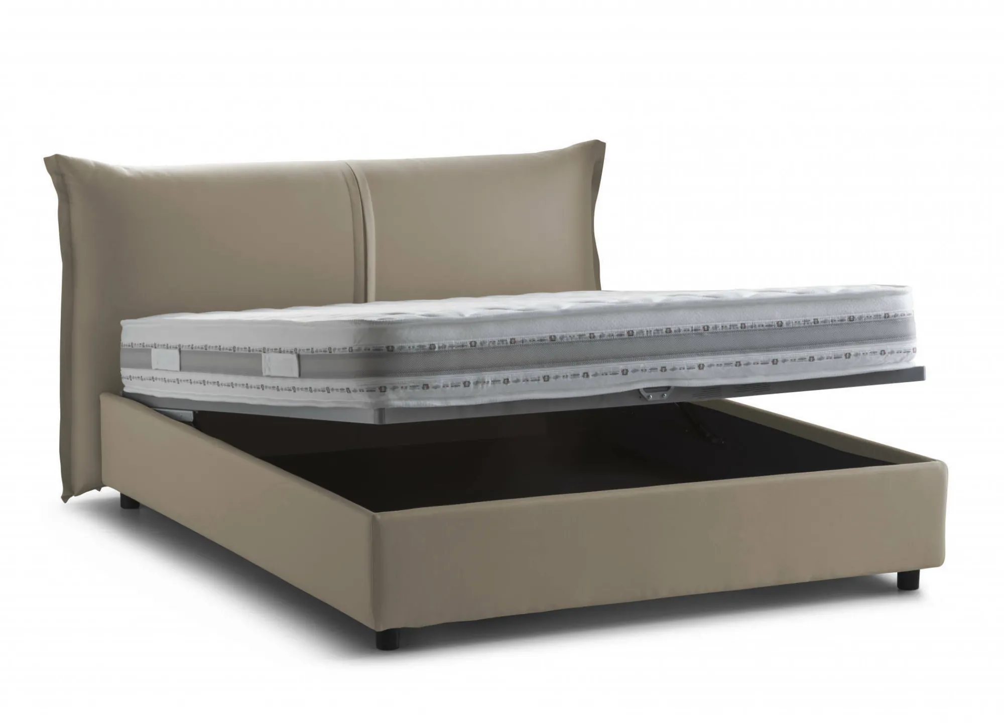 Letto matrimoniale Aldus, con materasso Cm 160x200 incluso,<Dmora Flash Sale