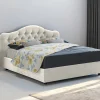 Letto matrimoniale Alfer, Con materasso Cm 160x200 incluso,<Dmora Best