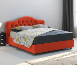 Letto matrimoniale Alfer, Con materasso Cm 160x200 incluso,<Dmora Sale