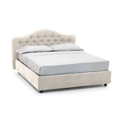 Letto matrimoniale Alfer, Con materasso Cm 160x200 incluso,<Dmora Best