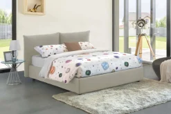 Letto matrimoniale Alizarin, adatto per materasso Cm 160x190,<Dmora Online