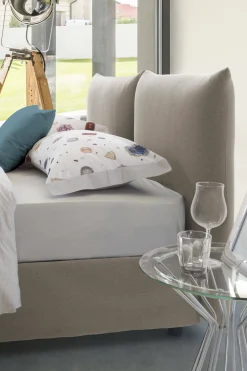 Letto matrimoniale Alizarin, adatto per materasso Cm 160x190,<Dmora Cheap
