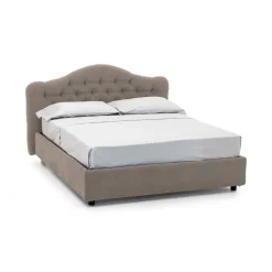 Letto matrimoniale Allik, Con materasso Cm 160x190 incluso,<Dmora Store