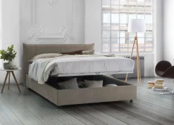 Letto matrimoniale Almond, con materasso 160x190 Cm incluso,<Dmora Sale