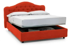Letto matrimoniale Aly, Adatto a materasso Cm 160x200,<Dmora Online