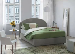 Letto matrimoniale Amida, con materasso Cm 160x190 incluso,<Dmora Shop