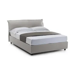 Letto matrimoniale Amilcare, con materasso 160x190 Cm incluso,<Dmora Flash Sale