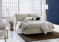 Letto matrimoniale Amy, con materasso Cm 160x200 incluso,<Dmora Cheap
