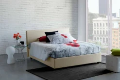 Letto matrimoniale Anassimene, con materasso Cm 160x190 incluso,<Dmora New